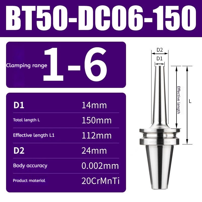 10045 BT30/BT40/BT50-DC high precision back-pull tool holder Shandong Denso Pricision Tools Co.,Ltd.